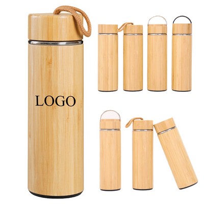 17oz Bamboo Tea Tumbler Mug