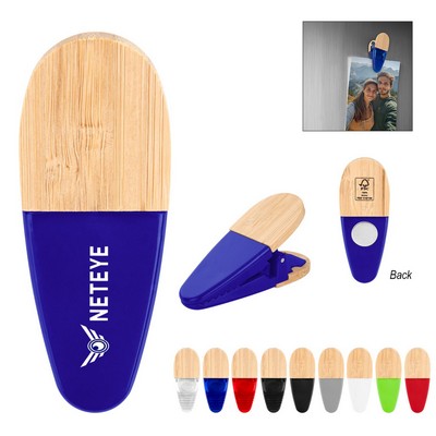 Bamboo Magnetic Clip