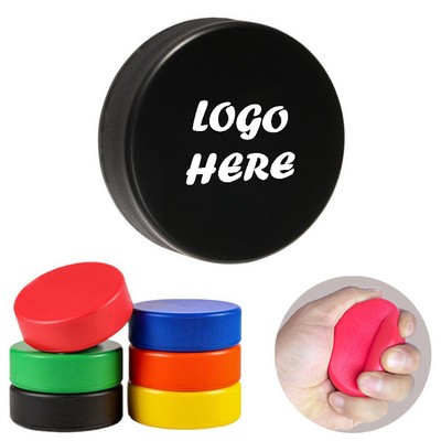 PU Foam Ice Hockey Puck Stress Reliever