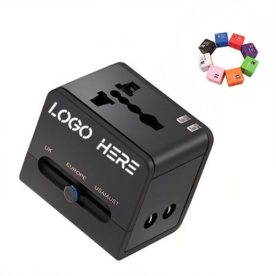 Universal Plug Adapter 2 USB 2.1A/5V