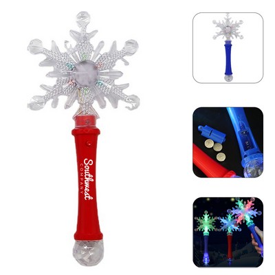 Light Up Snowflake Crystal Wand