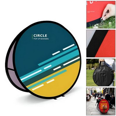 Circle Pop Up Banner Stand