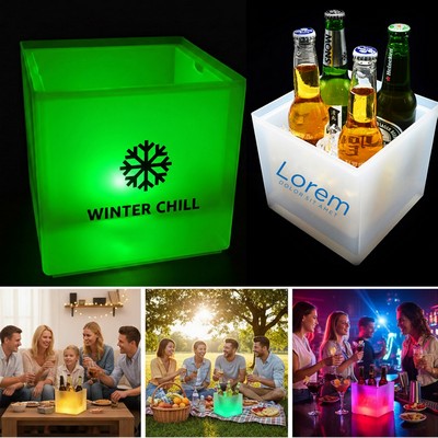 3.5L LED Square Ice Bucket