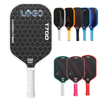 Pickleball Paddle with T700 Raw Carbon Fiber Surface