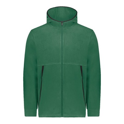 Augusta Sportswear Unisex Eco Revive™ Polar Fleece Hooded Full-Zip Jacket - 6858