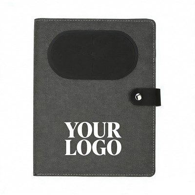 Wireless Charging PU Notebook