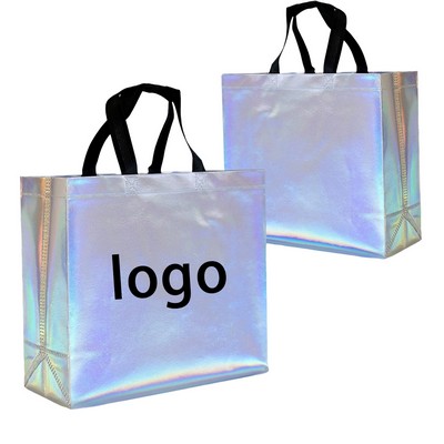 Holographic Non Woven Tote Shopping Bag