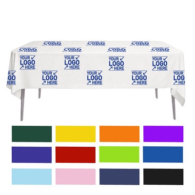 Disposable Plastic Tablecloth for Rectangle Tables – 54 x 108"