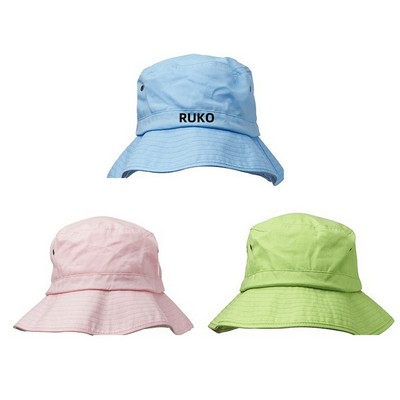 Lightweight Cotton Bucket Hat with Custom Logo - Aussie Style