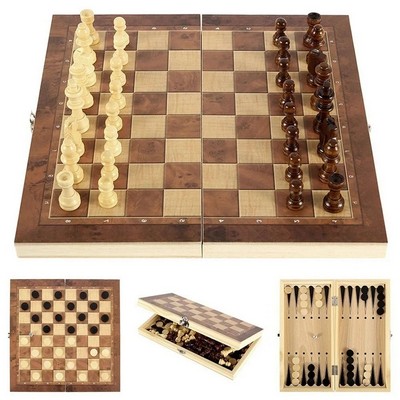 3" 1 Chess Board (Chess, Backgammon, Checkers)