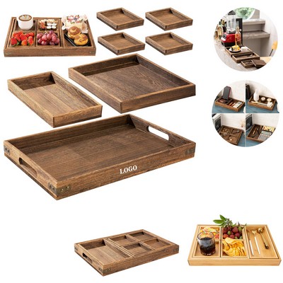 Rustic Wooden Serving Trays