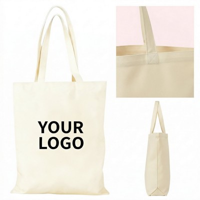 Canvas Tote Bag With Soccer Theme Print For Daily Use