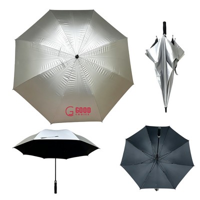 Titanium Silver Coated Golf Umbrella