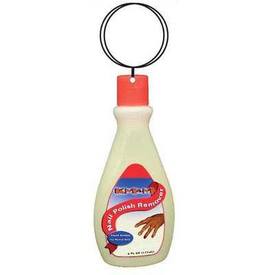 Nail Polish Remover Keychain w/Mirrored Back (2 Square Inch)