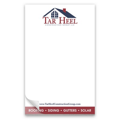 25 Page 3-1/2 x 5-1/2 Paper Note Pad