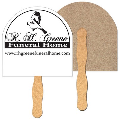 Half Moon Recycled Hand Fan