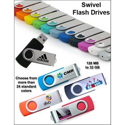 Swivel Flash Drive - 512 MB Memory