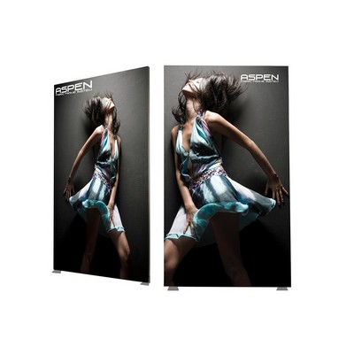 6' Aspen SEG Fabric Frame - 6'h Double-Sided Graphic Package
