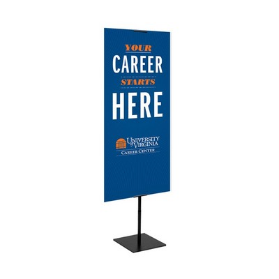 Economy Banner Stand Kit Single Sided Vinyl (23" x 60")