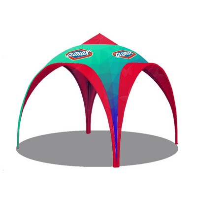 Action Archway Tent, Standard 4 Side Wall, 10'W x 10'L x 12'H
