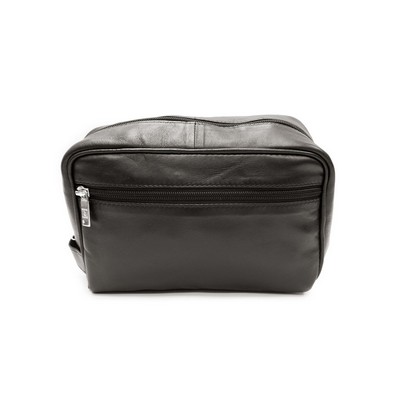 Ashlin® Designer Payton Vegan Top Zippered Shave Bag