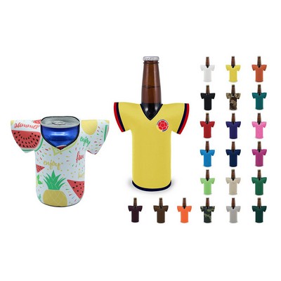 Premium Neoprene Jersey Bottle Cooler, Full color