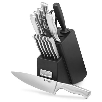 Cuisinart® 15-Piece Stainless Steel Hollow Handle Cutlery Block Set