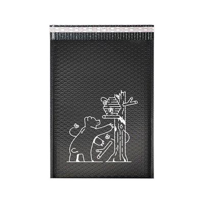 9.7 x 11" Black Poly Bubble Mailer Self Seal Padded Envelopes for Shipping/ Packaging/ Mailing