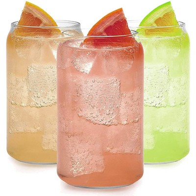 16oz Beer Can Glass Aesthetic Tumbler