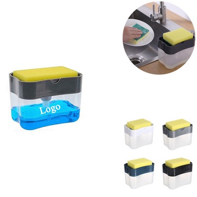 2" 1 Soap Dispenser And Sponge Holder
