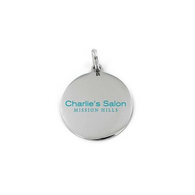Etched Round Pet Tag 1-1/8"