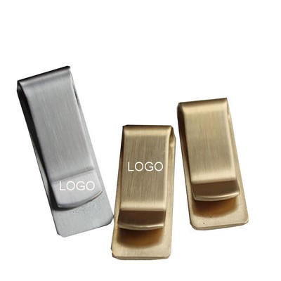Brass Gentleman's Money Pen Clip
