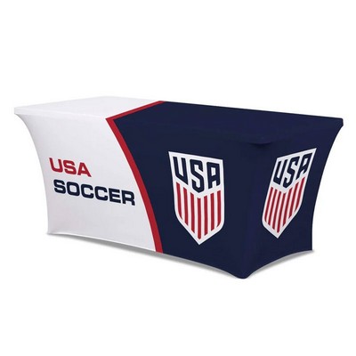 6' Stretch 4-Sided Table Cover (Full Color All Wrap)