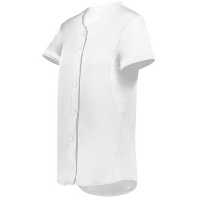 Augusta Sportswear Ladies Cutter+ Full Button Softball Jersey