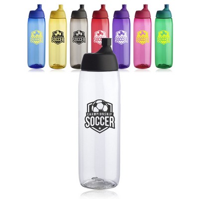 34 oz. Lenexa Plastic Water Bottles