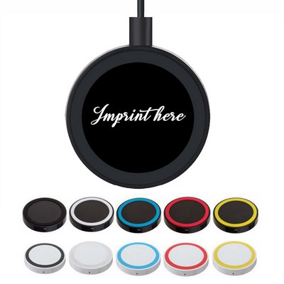 10W Round Wireless Charging Pad