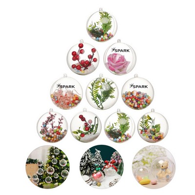 Clear DIY Christmas Ornament Ball