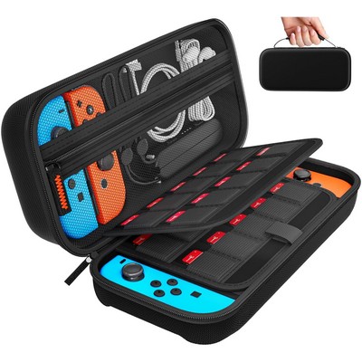 Switch Carrying Case Compatible with Nintendo Switch/Switch OLED,Hard Shell Carrying Case Pouch