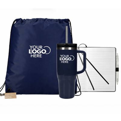 Eco Friendly Drawstring,Tumbler and Journal Set