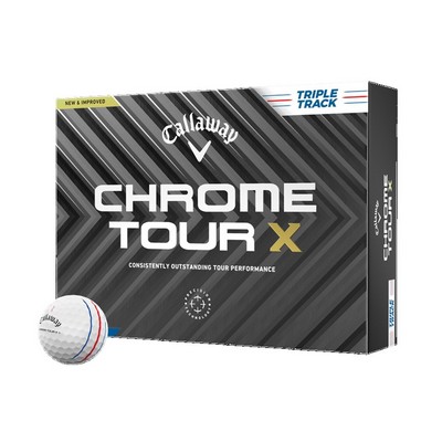 Callaway® Chrome Tour X Triple Track Golf Balls (Dozen)
