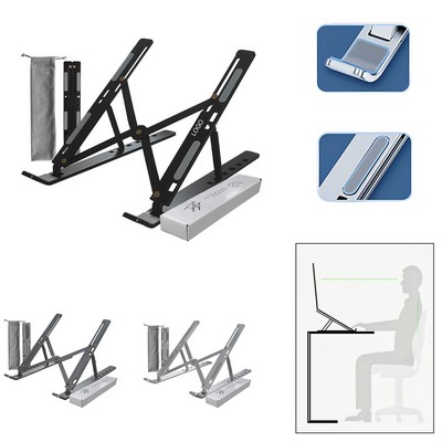 Adjustable Radiating Metal Laptop Stand
