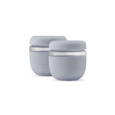 W&P 2 Piece 24 Oz. Slate Porter Glass Seal Tight Bowls