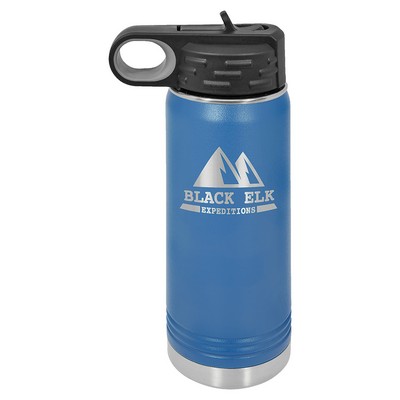 Polar Camel 20oz Royal Blue Stainless Steel Water Bottle