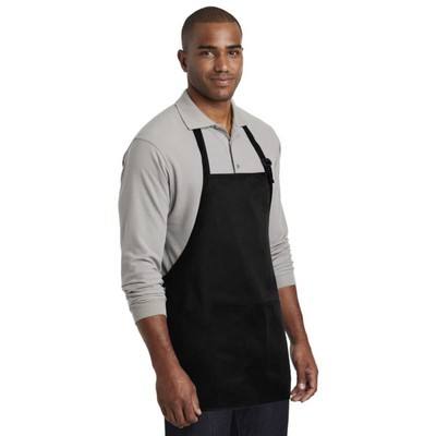 Port Authority Medium-Length Two-Pocket Bib Apron