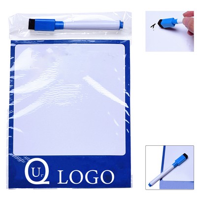 Portable Magnetic Dry Erase Board w/ Marker