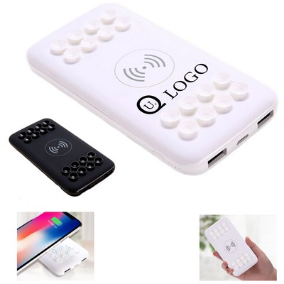 Wireless Power Bank W/ Suction Cup