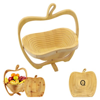 Foldable Bamboo Fruit Basket