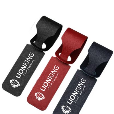Custom Printed PU Leather Luggage Tag