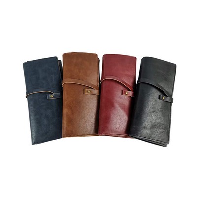 Roll-Up PU Leather Tobacco Pipe Pouch