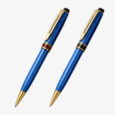Twist Action Liquid Gold Foil Ballpoint Pen